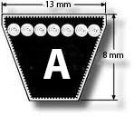 A Section V belts 13mm x 8mm